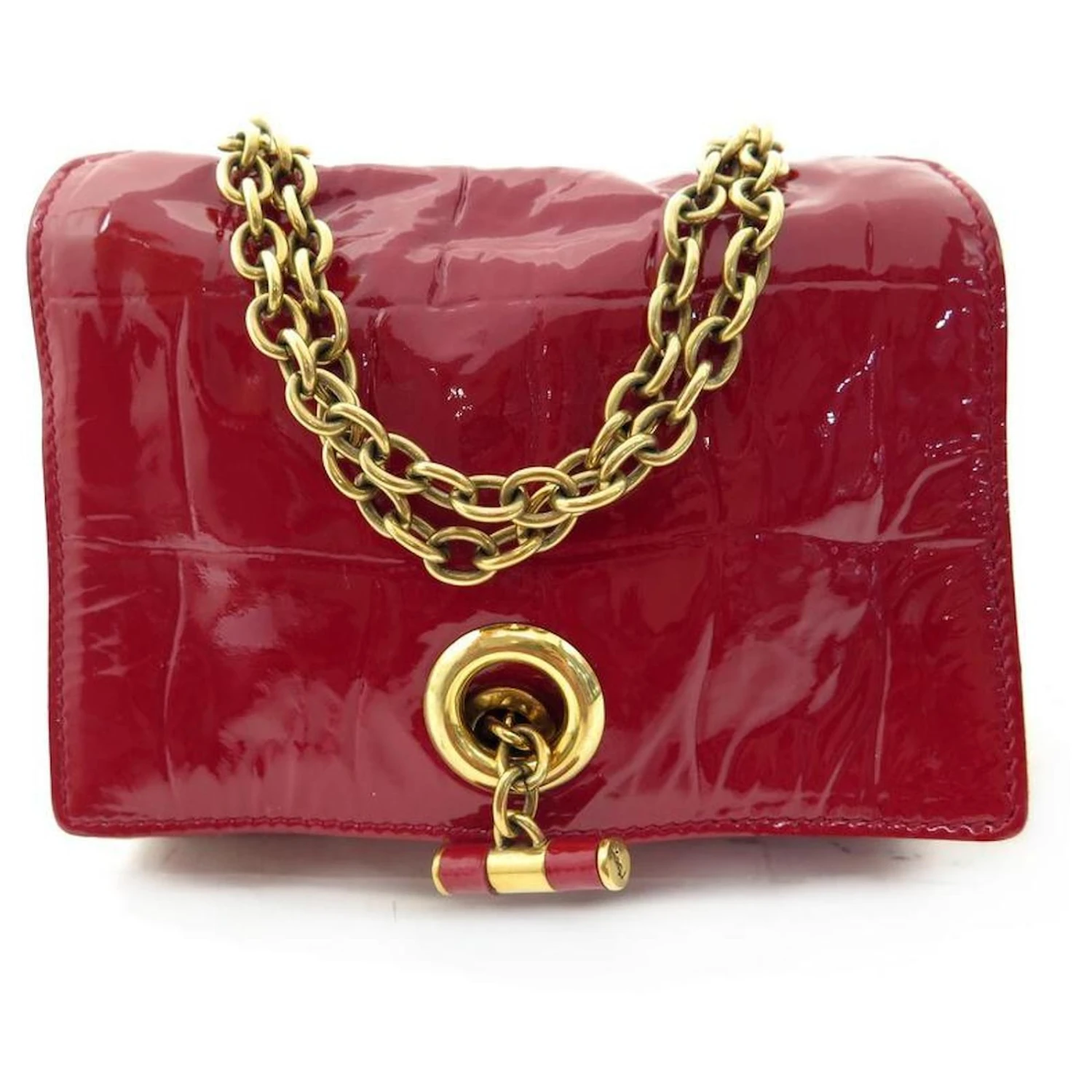 SAC A MAIN YVES SAINT LAURENT POCHETTE EVENING 191880 EN CUIR VERNI ROUGE 3 SAC A MAIN YVES SAINT LAURENT POCHETTE EVENING 191880 EN CUIR VERNI ROUGE