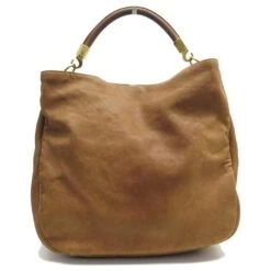 SAC A MAIN YVES SAINT LAURENT ROADY 228840 EN CUIR CAMEL CABAS HAND BAG Caramel