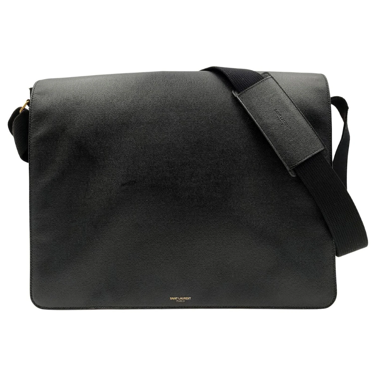 Yves Saint Laurent Sac Bandoulière Business Saint Laurent En Cuir Noir 3 Yves Saint Laurent Sac Bandoulière Business Saint Laurent En Cuir Noir