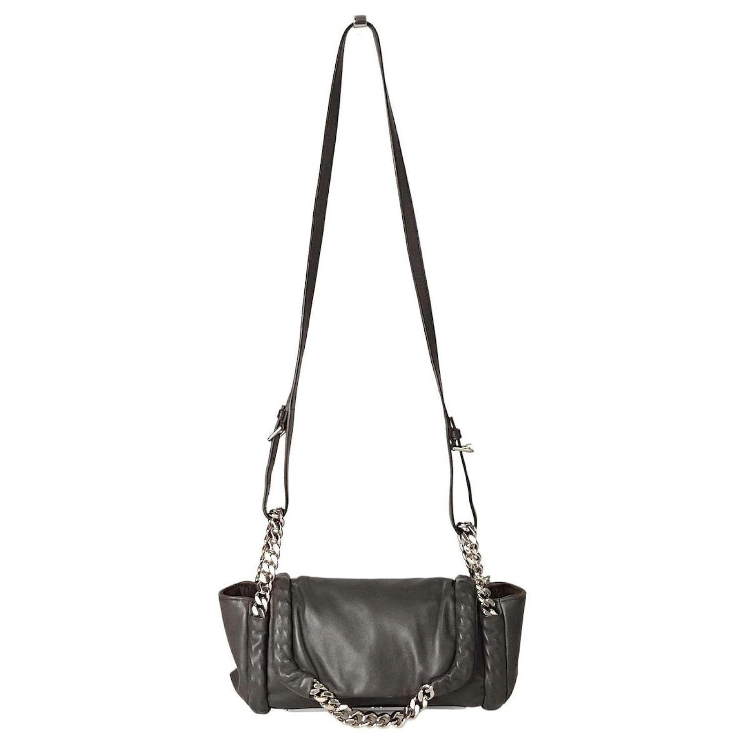 Sac Bandoulière Yves Saint Laurent Loop En Cuir Gris 3 Sac Bandoulière Yves Saint Laurent Loop En Cuir Gris