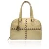 Yves Saint Laurent Sac Bowling Vintage En Cuir Embossé Beige 2 Yves Saint Laurent Sac Bowling Vintage En Cuir Embossé Beige -Yves Saint Laurent sac bowling vintage en cuir embosse beige yves saint laurent