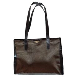 Yves Saint Laurent Sac Cabas Marron Kaki