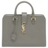 Yves Saint Laurent Paris Baby Cabas Cuir 2-way Gris Large -Yves Saint Laurent sacs a main paris baby cabas cuir 2 way gris large yves saint laurent