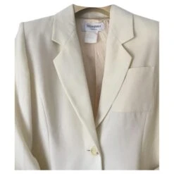 Tailleur Yves Saint Laurent Crème
