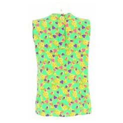 Top Vert à Motifs Yves Saint Laurent