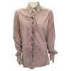 CHEMISE YVES SAINT LAURENT A LACETS TAILLE 46 XL EN DAIM VIEUX ROSE SUEDE SHIRT -Yves Saint Laurent tops chemise yves saint laurent a lacets taille 46 xl en daim vieux rose suede shirt