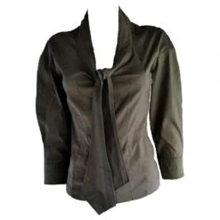 Chemise Yves Saint Laurent Kaki