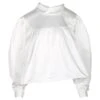 Yves Saint Laurent Chemisier élégant Oversize Ivoire Blanc Écru -Yves Saint Laurent tops chemisier elegant oversize ivoire yves saint laurent autre blanc