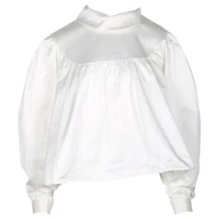 Yves Saint Laurent Chemisier élégant Oversize Ivoire Blanc Écru