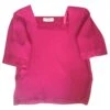 Yves Saint Laurent Chemisier Fuschia -Yves Saint Laurent tops chemisier yves saint laurent viscose fuschia