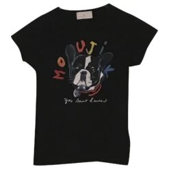 Tee Shirt Yves Saint Laurent Pour Développement Enfance Du Monde Noir
