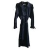 Trench Yves Saint Laurent Vintage Bleu Marine -Yves Saint Laurent trench yves saint laurent vintage coton bleu marine