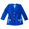 Veste Vintage Yves Saint Laurent Bleu -Yves Saint Laurent veste vintage yves saint laurent soie bleu