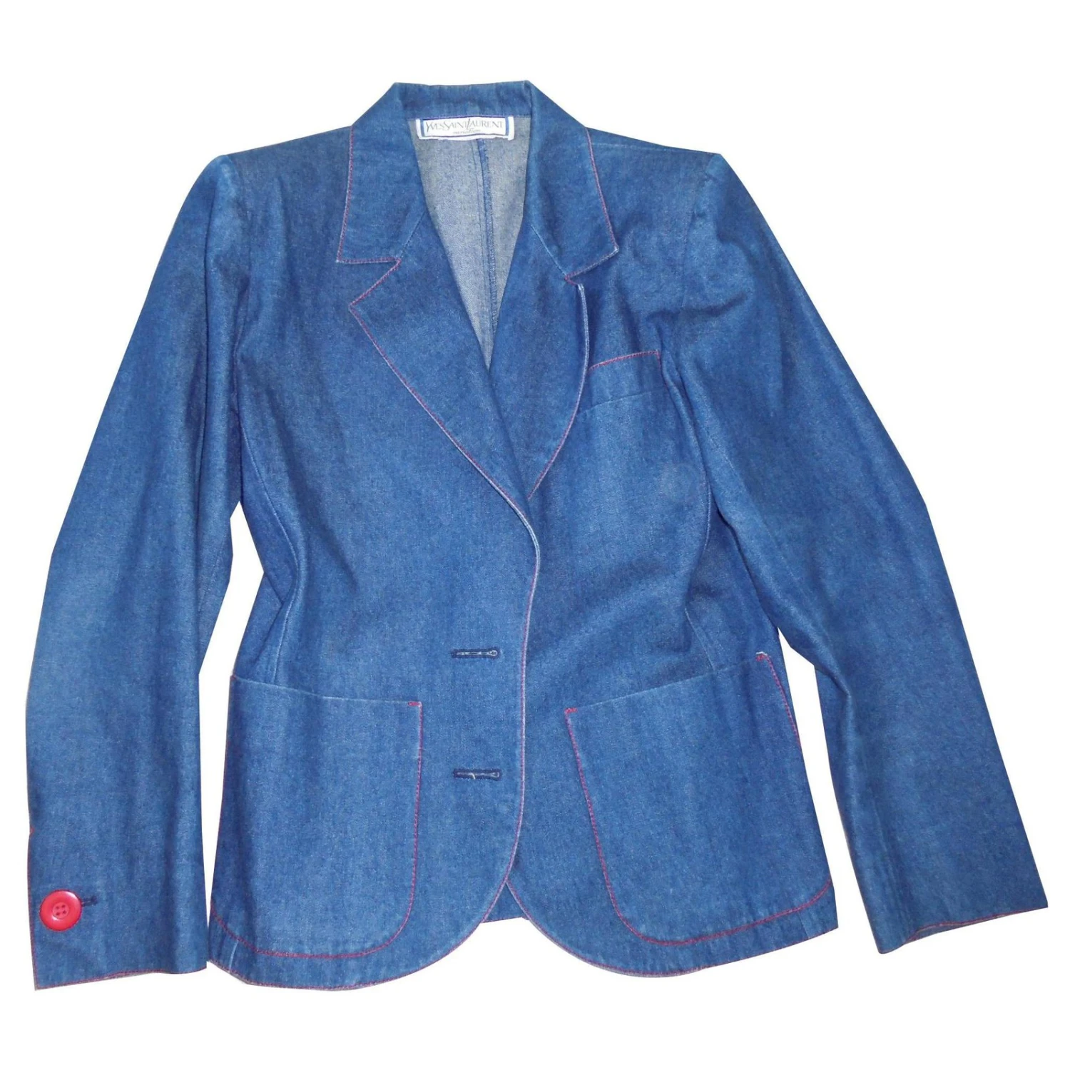 Yves Saint Laurent VESTE YSL Jean Bleu 3 Yves Saint Laurent VESTE YSL Jean Bleu