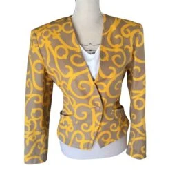 Yves Saint Laurent Blazer Chic Jaune