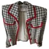 Yves Saint Laurent Vestes Noir Blanc Rouge -Yves Saint Laurent vestes yves saint laurent coton noir