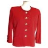 Yves Saint Laurent Vestes Rouge -Yves Saint Laurent vestes yves saint laurent laine rouge