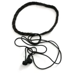 Yves Saint Laurent YSL 1970s Ceinture En Corde Noir