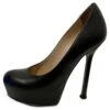 Yves Saint Laurent YSL TripToo 105 Escarpins En Noir 2 Yves Saint Laurent YSL TripToo 105 Escarpins En Noir -Yves Saint Laurent ysl triptoo 105 escarpins en noir yves saint laurent cuir