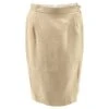 YVES SAINT LAURENT Jupes T.fr 42 Lin Beige -Yves Saint Laurent yves saint laurent jupes tfr 42 lin beige