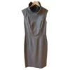 YVES SAINT LAURENT Robes T.International M Laine Gris
