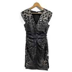 YVES SAINT LAURENT Robes T.International M Soie Gris